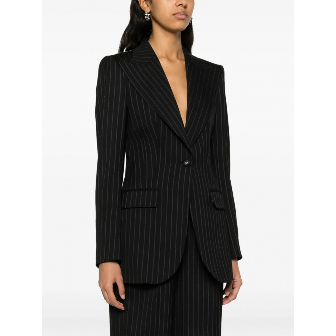 'Pinstriped' Klassischer Blazer für Damen