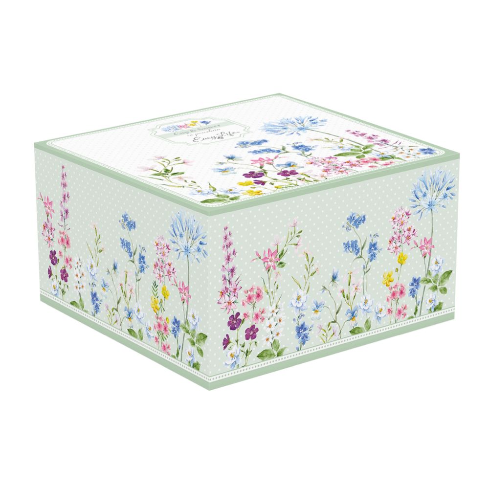 Porzellan-Teetasse Mit Untertasse, 200 ml, In Farbbox, Floraison