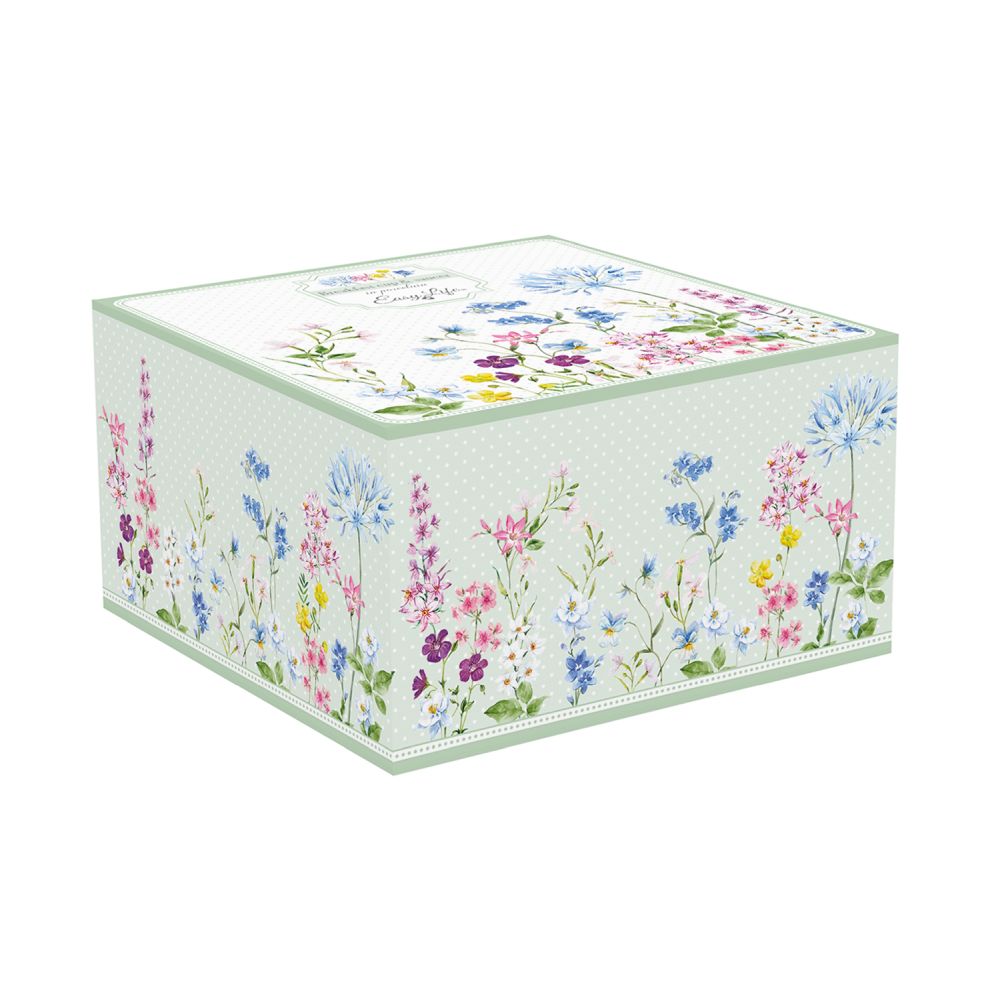 Frühstückstasse Und Untertasse Aus Porzellan, 370 ml, In Farbiger Verpackung, Floraison