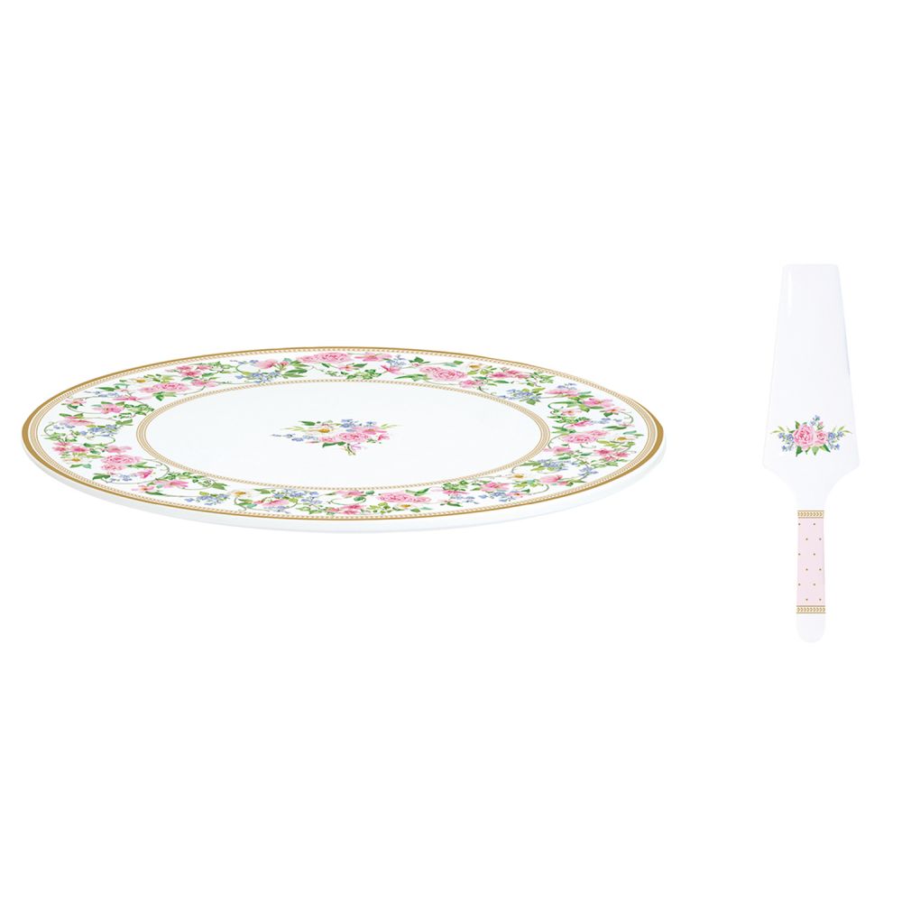 Porzellan-Kuchenhebeset Ø 32 cm In Farbbox Garden Joy