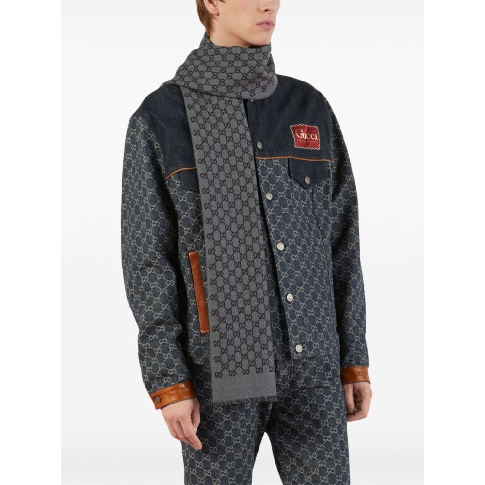 Écharpe en laine 'GG' pour Hommes