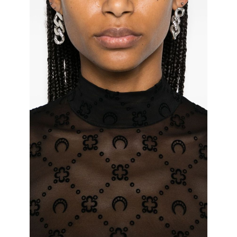 Top à manches longues 'Moonogram' pour Femmes