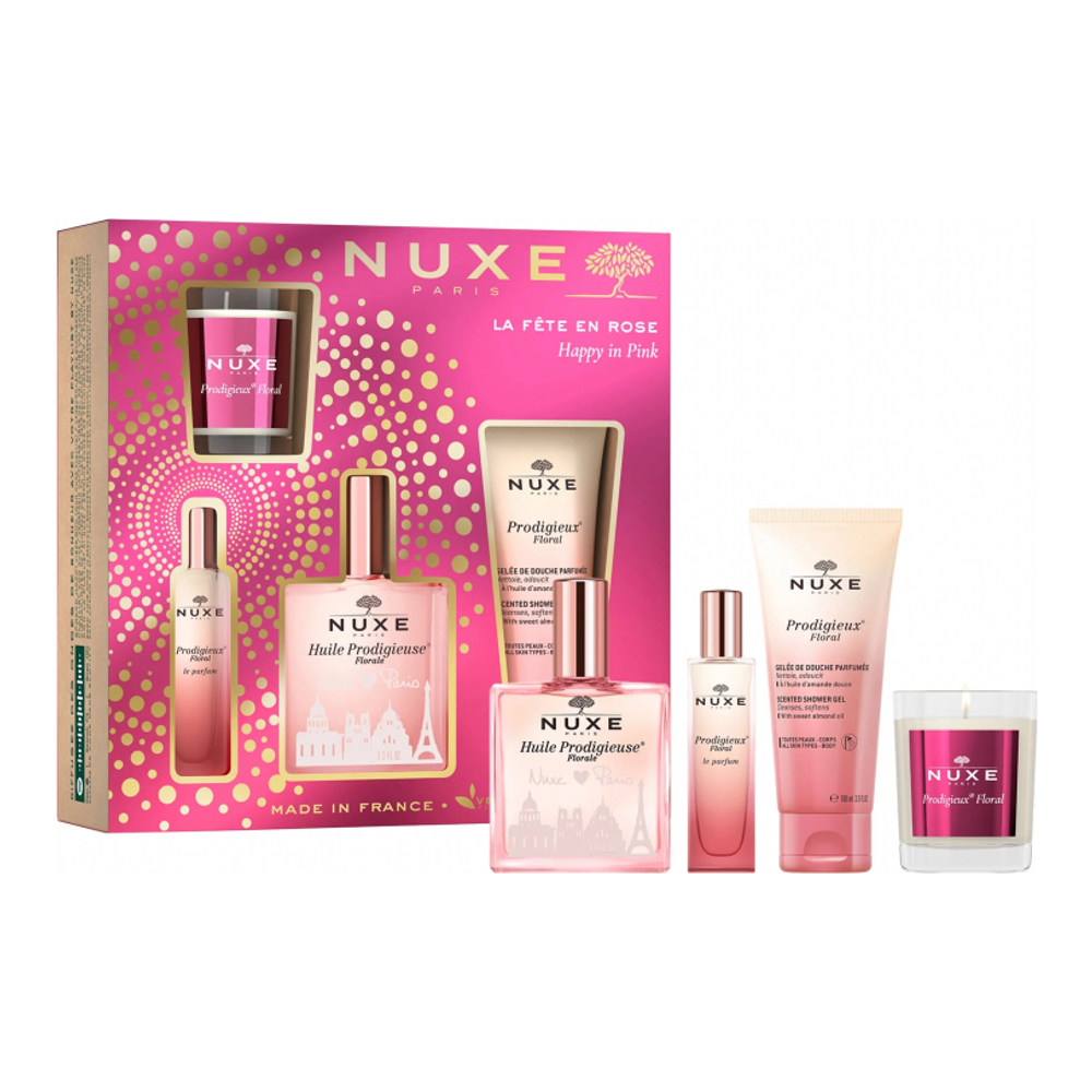 Coffret de parfum 'La Fête En Rose Prodigieuse® Florale' - 4 Pièces