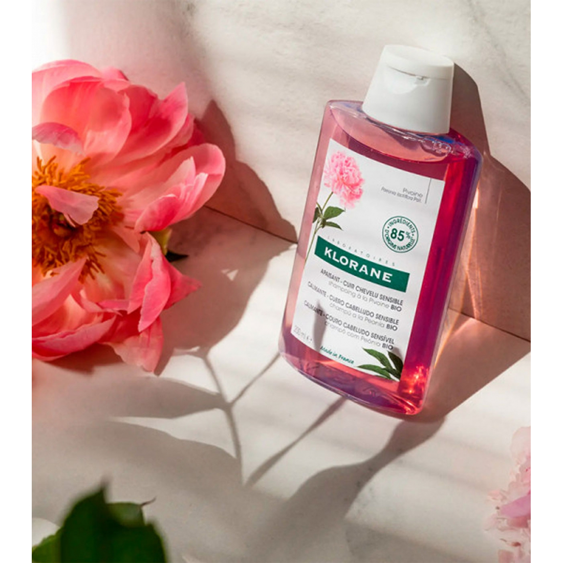 Shampoing Pivoine - 400 ml, 2 Pièces