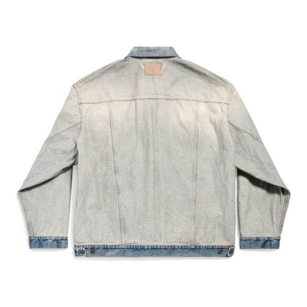 'Washed' Jeansjacke für Herren