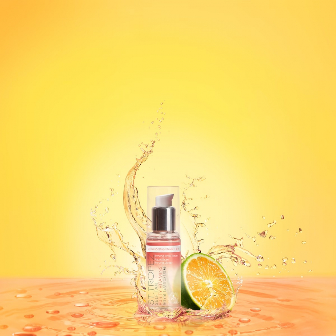 Sérum pour le visage 'Purity Vitamins Bronzing Water' - 50 ml