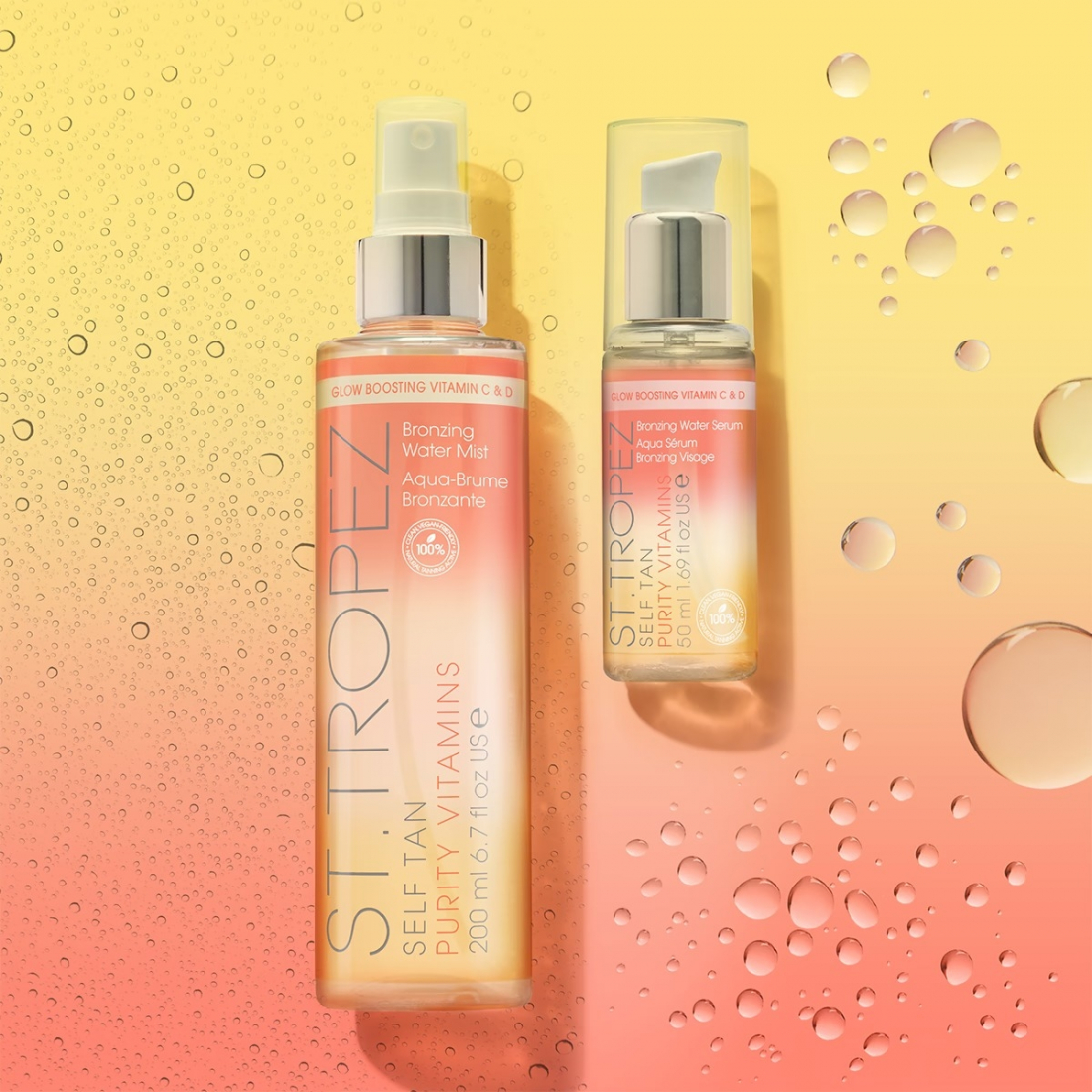 Sérum pour le visage 'Purity Vitamins Bronzing Water' - 50 ml