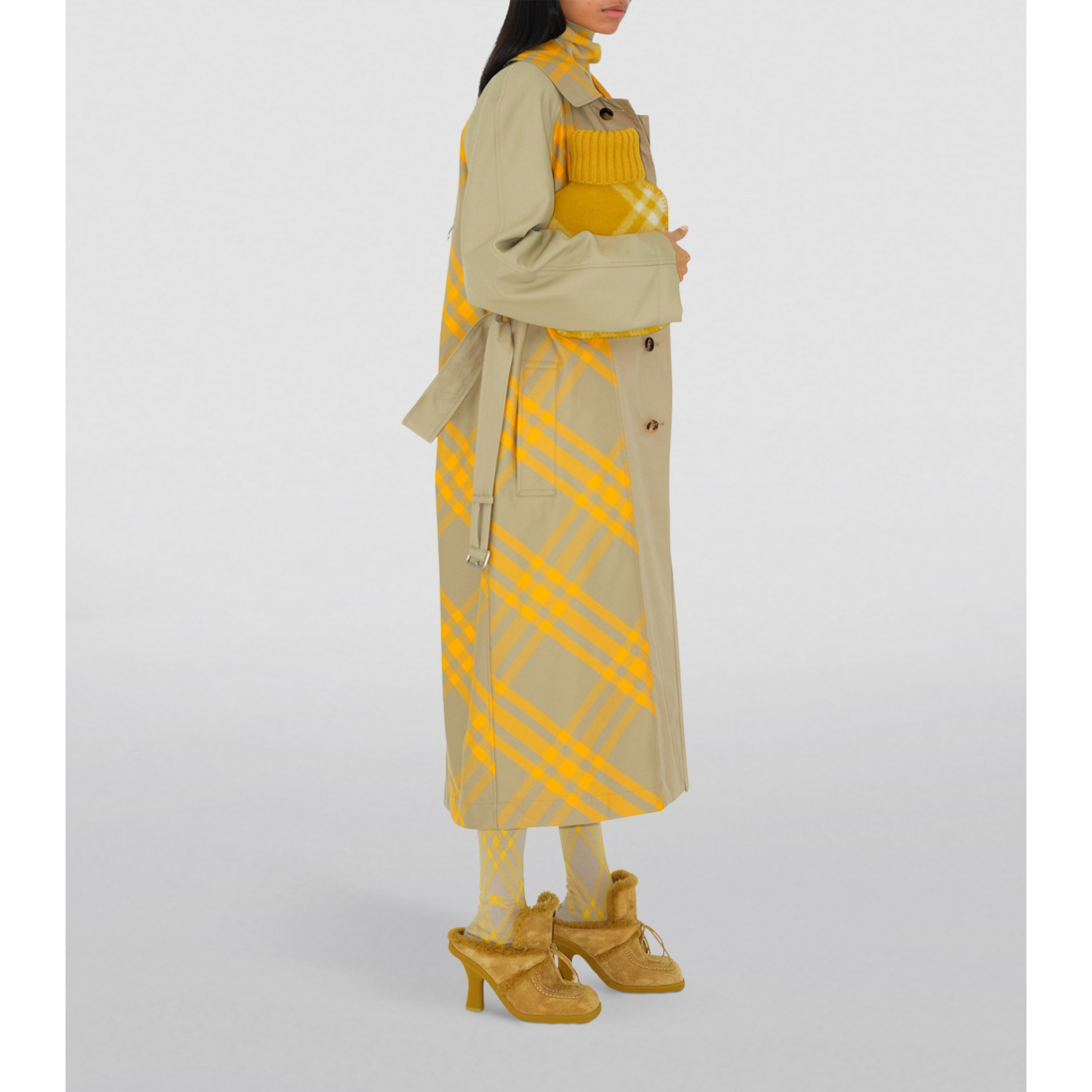 'Ekd Checked' Trenchcoat für Damen