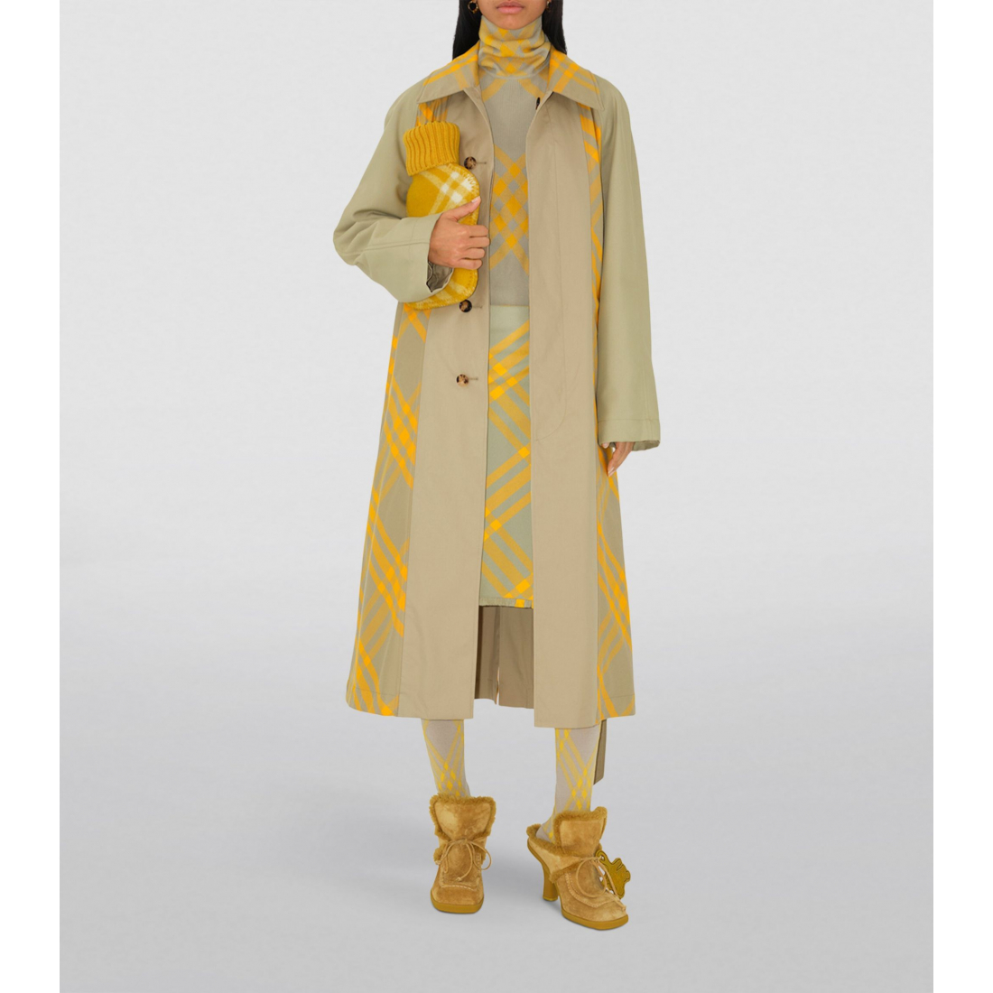 'Ekd Checked' Trenchcoat für Damen