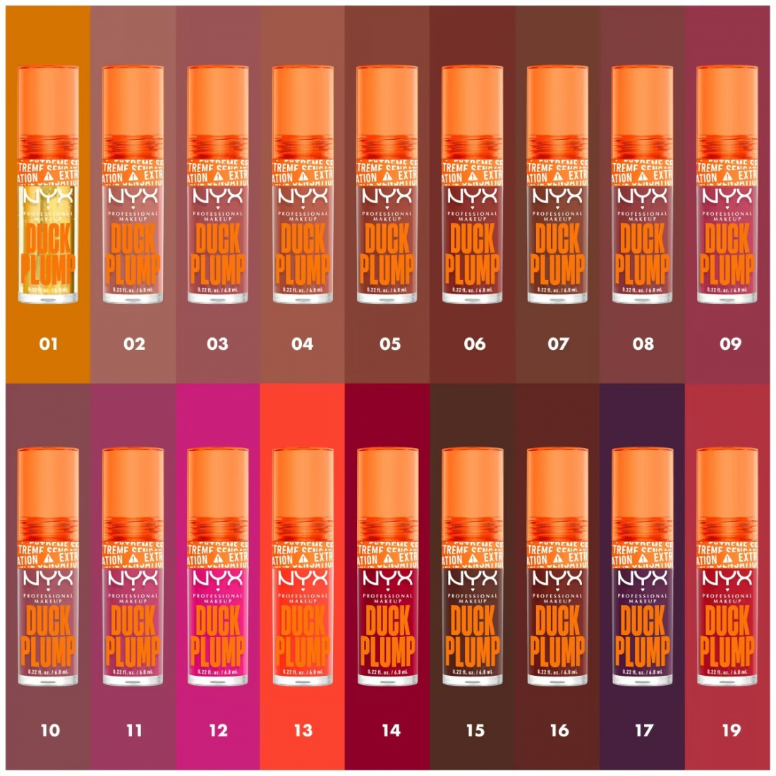 Gloss 'Duck Plump High Pigment Plumping' - 09 Strike A Rose 7 ml