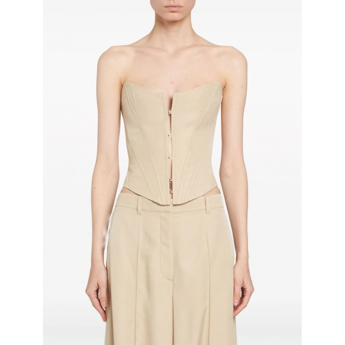 Women's 'Panelled Strapless' Corset Top