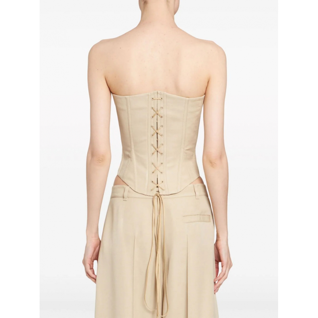 Women's 'Panelled Strapless' Corset Top