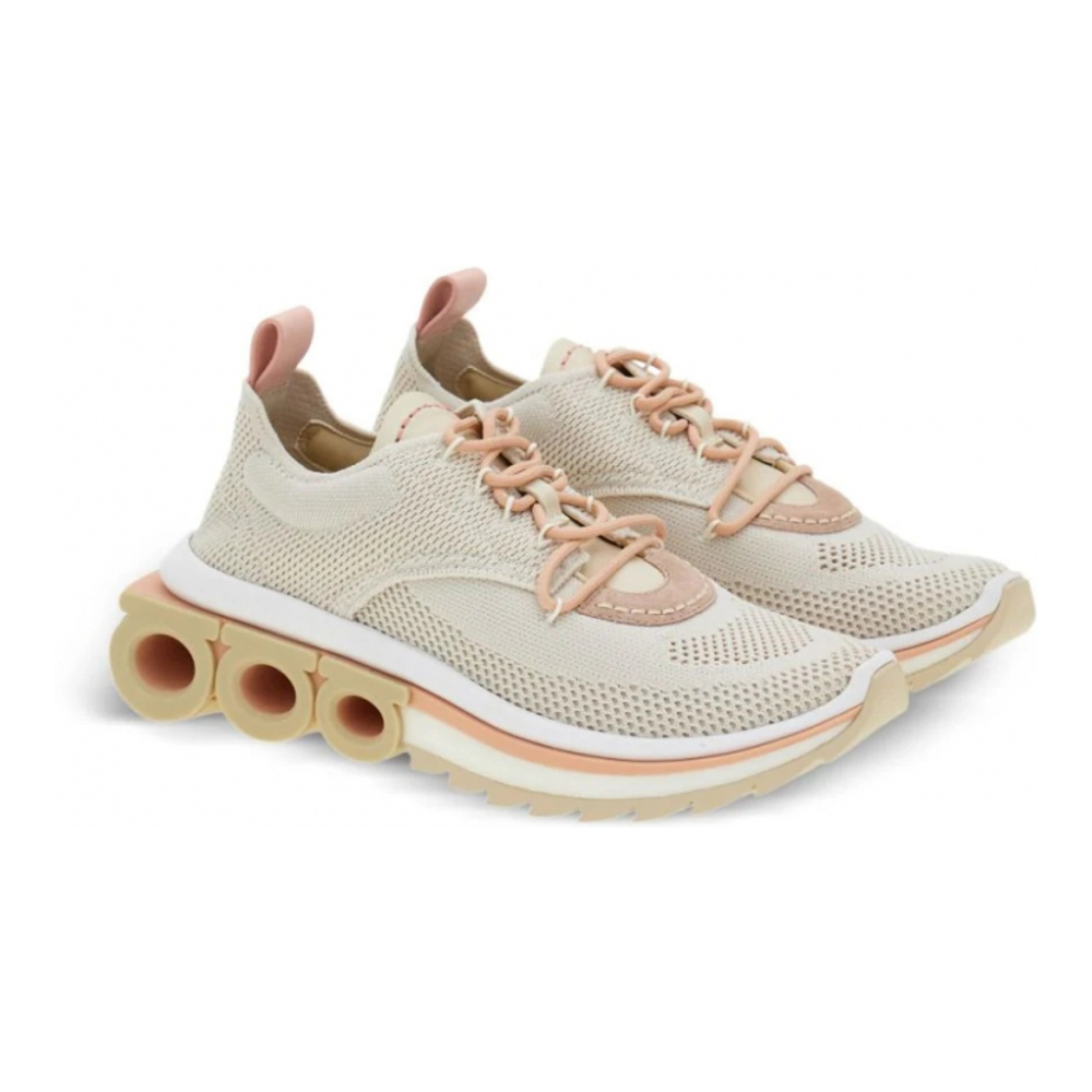 Sneakers 'Gancini Panelled' pour Femmes