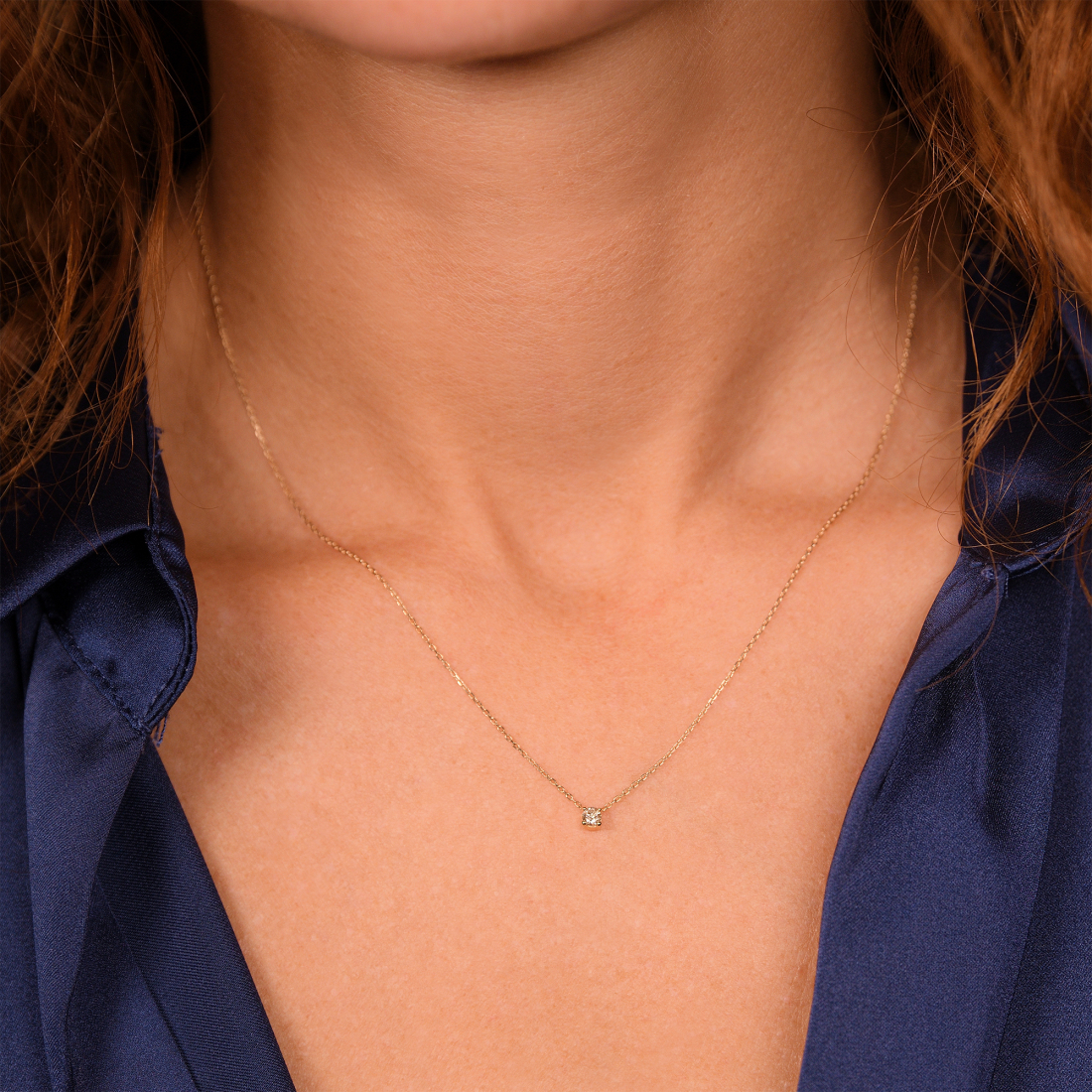 Collier solitaire D0,08/1