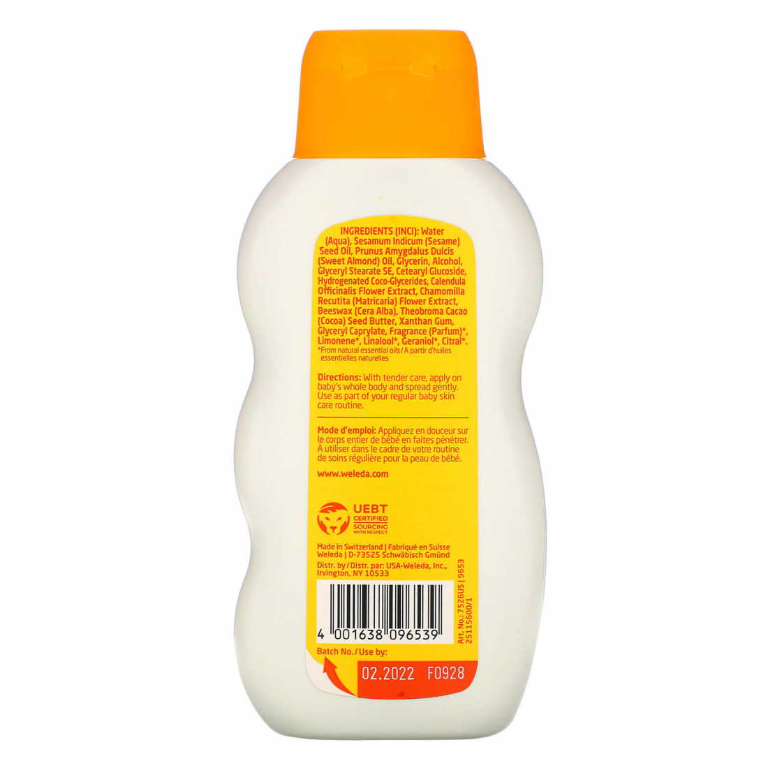 'Baby Calendula' Body Milk - 200 ml