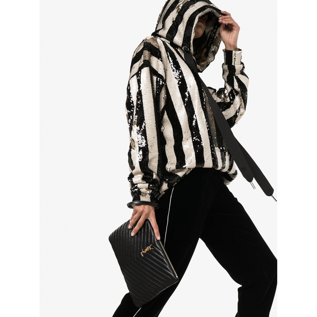 Pochette 'Quilted Zipped' pour Femmes