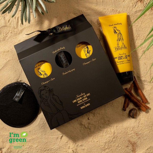 'Champagne & Spice' Shower Set - 3 Pieces