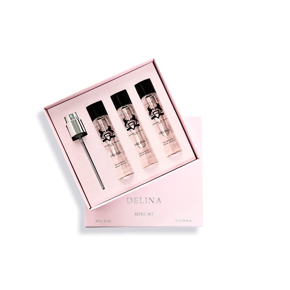 'Delina Travel Refill' Perfume Set - 10 ml, 3 Pieces