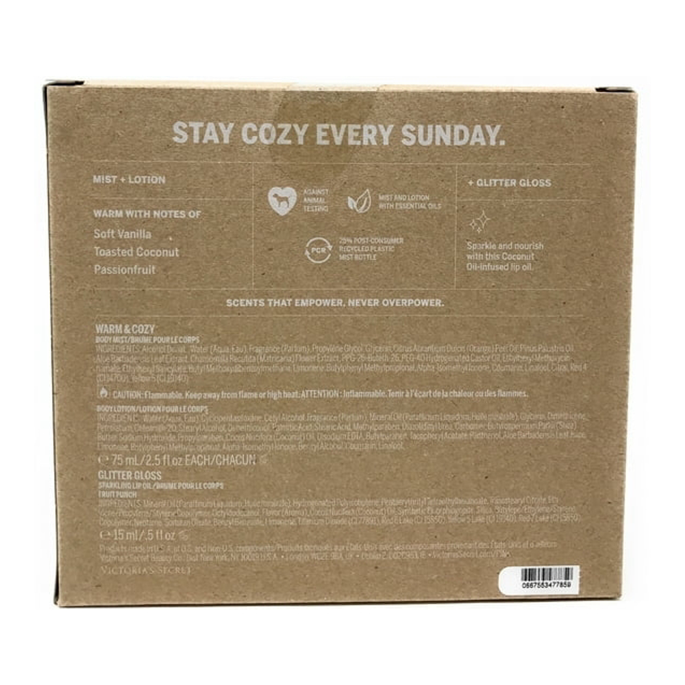 'Pink Warm & Cozy' Body Care Set - 3 Pieces