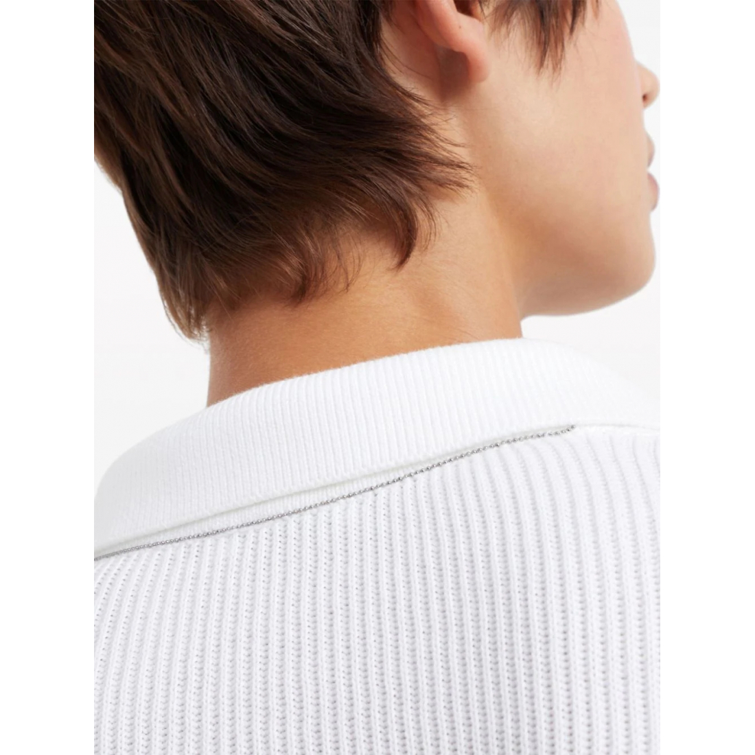 'Polo-Collar' Pullover für Damen