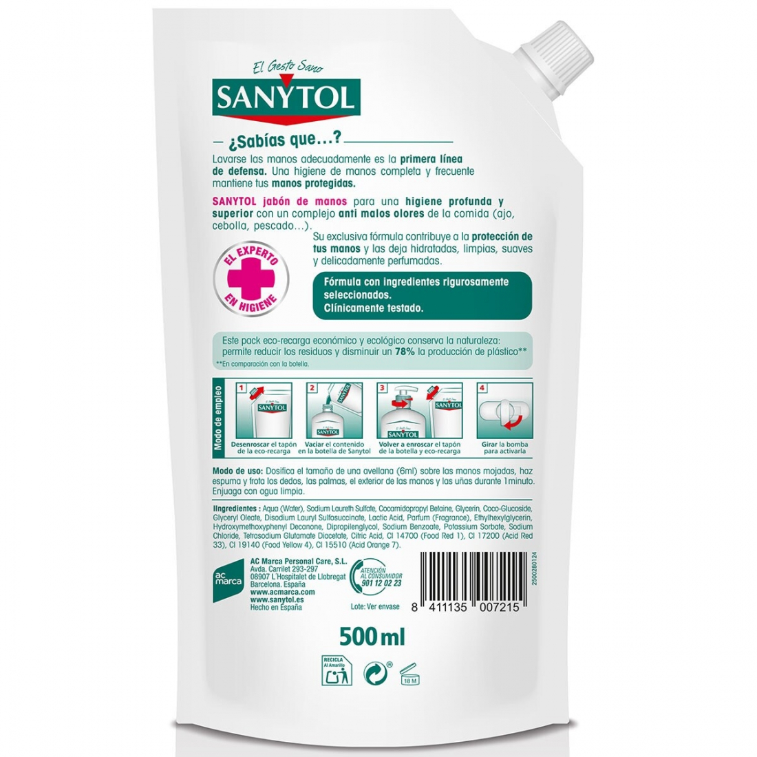 'Antibacterial Kitchen' Hand Wash Refill - 500 ml