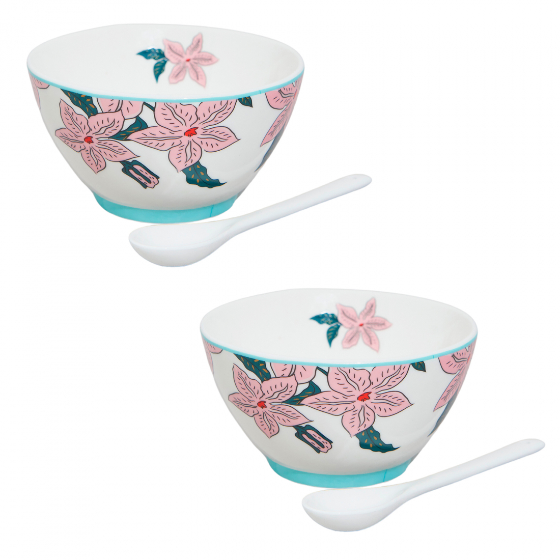 'Alice' Bowl, Spoon - 12 cm - 2 Pieces