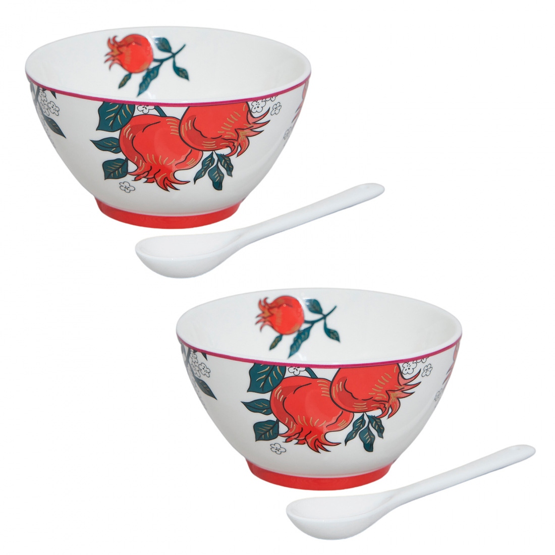 Bol, Cuillère 'Alice' - 12 cm - 2 Pièces