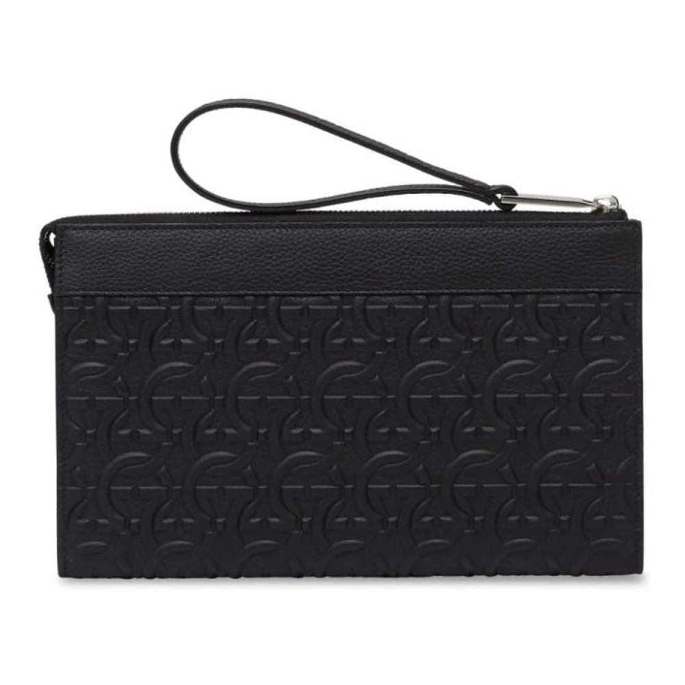 Pochette 'Logo-Embossed' pour Hommes