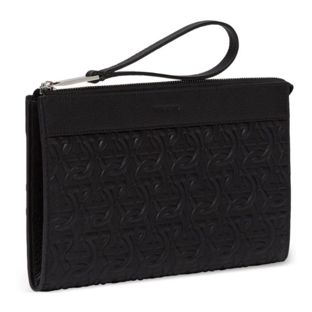 Pochette 'Logo-Embossed' pour Hommes