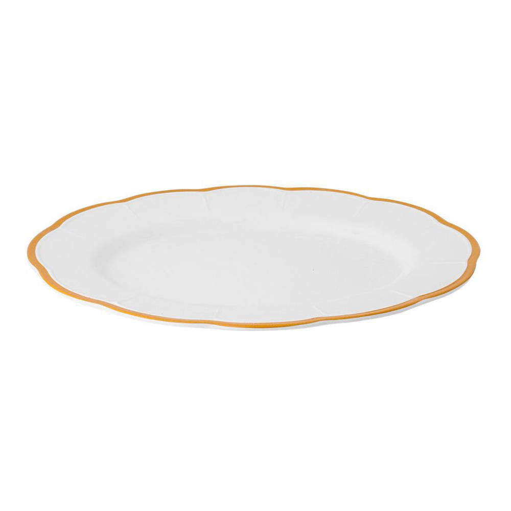 'Oval Scalloped Rim' Servierplatte - 36 cm