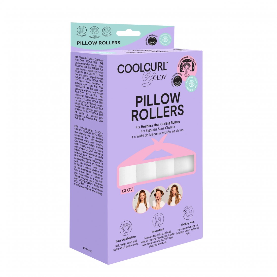 Coolcurl™ 4 Pillow Rollers
