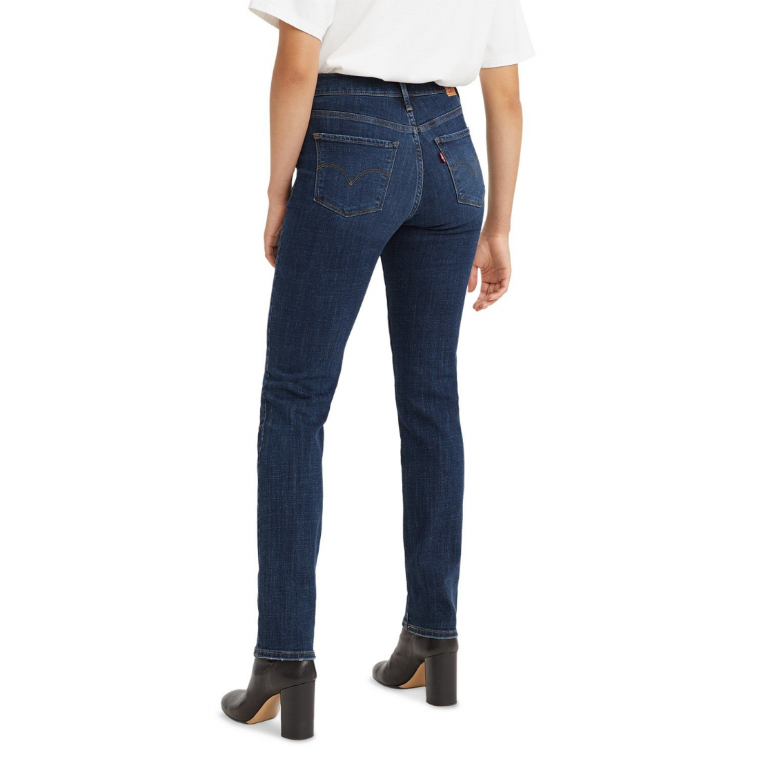 Jeans '314 Shaping Slimming Straight Leg Mid Rise' pour Femmes