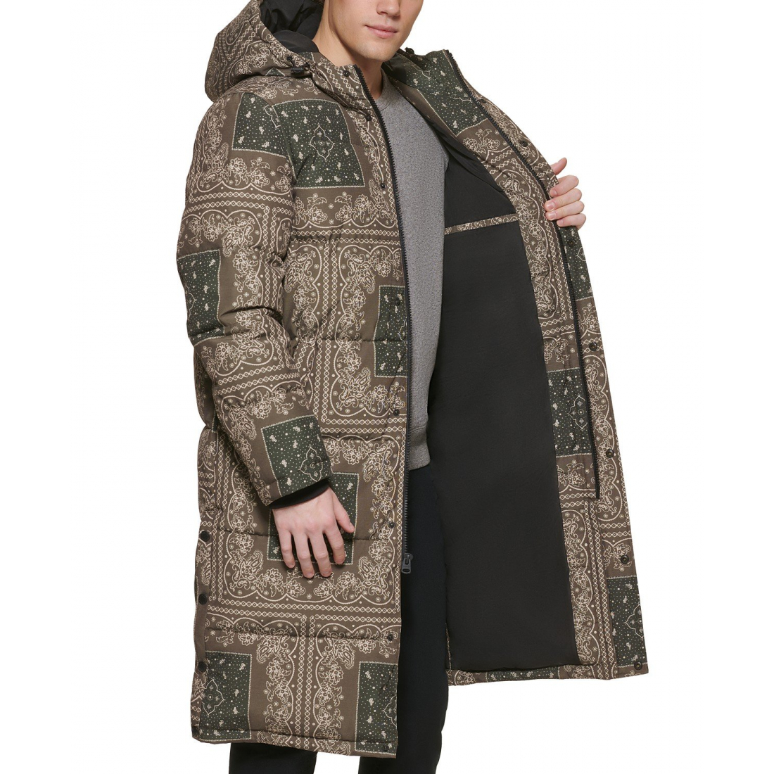 Parka 'Quilted Extra Long' pour Hommes