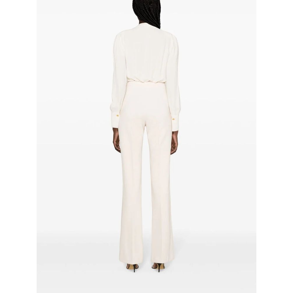 Women's 'Embossed-Buttons' Trousers