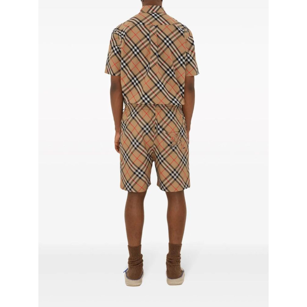 'Checked' Kurzärmeliges Hemd für Herren