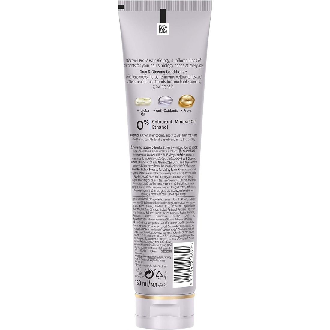 Après-shampoing 'Hair Biology Grey & Glowing' - 160 ml