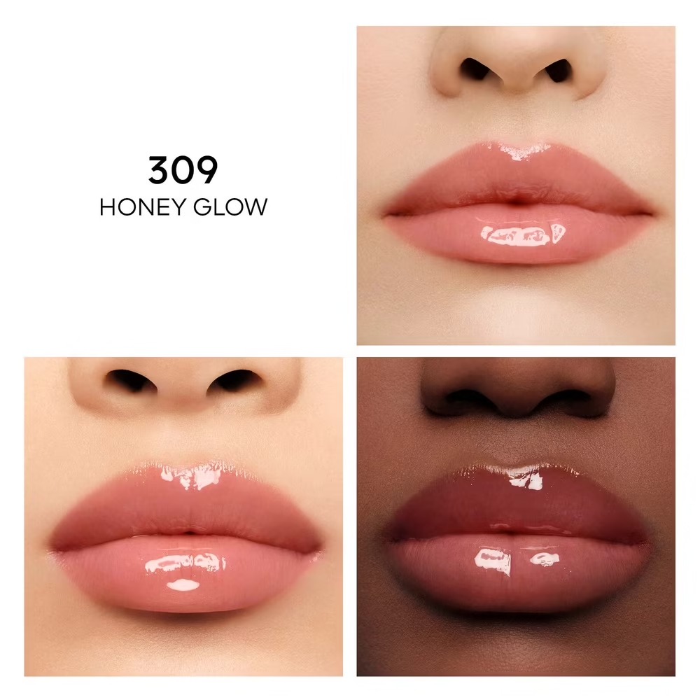 Huile à lèvres 'Kiss Kiss Bee Glow Oil Tinted' - 309 Honey Glow 9.5 ml