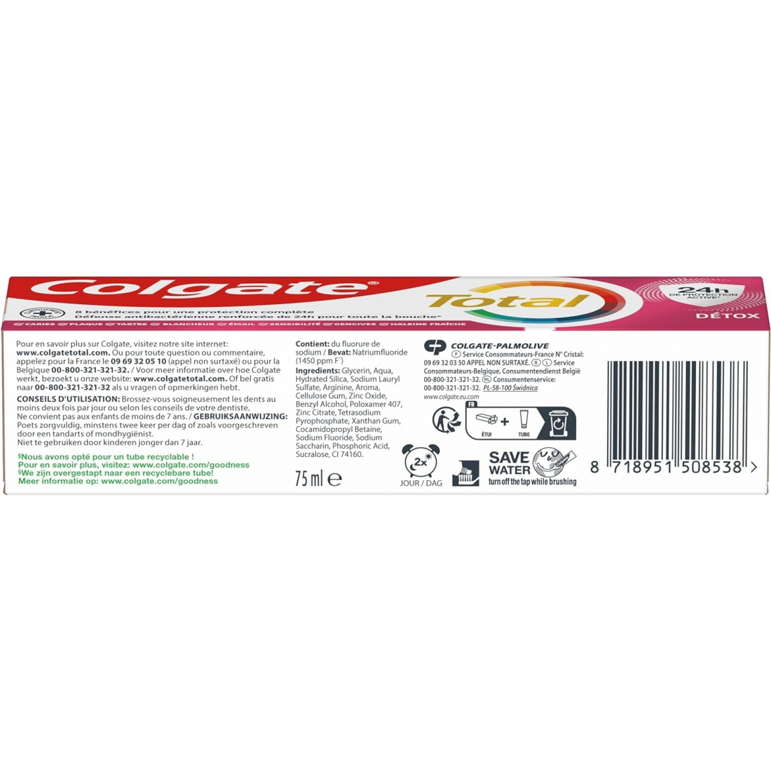 Dentifrice 'Total Detox' - 75 ml