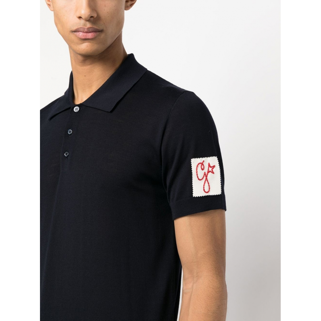 Men's 'Logo-Patch' Polo Shirt