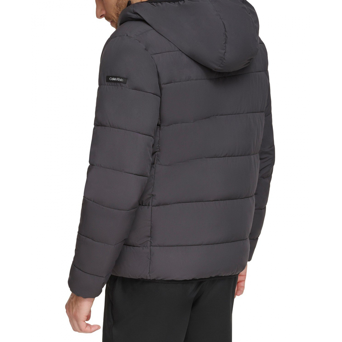 Veste matelassée 'Chevron Stretch With Sherpa Lined Hood' pour Hommes