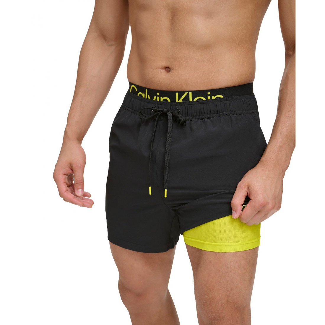 Hommes's 'Logo Elastic Waist Modern Euro' Short de bain
