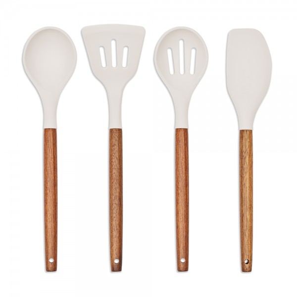 Set de 4 ustensiles avec pot