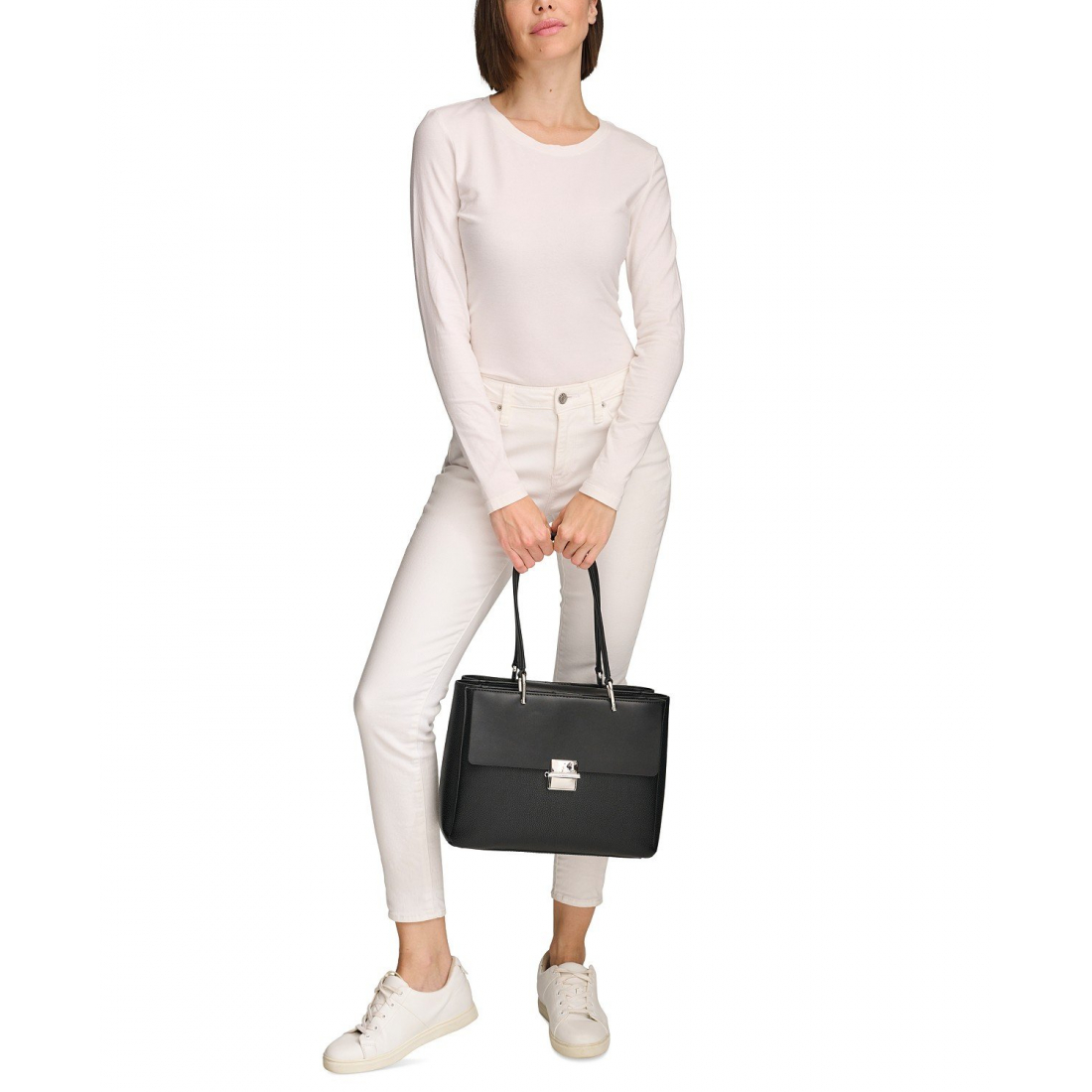 Women's 'Clove Push-Lock Triple Compartment' Tote Bag