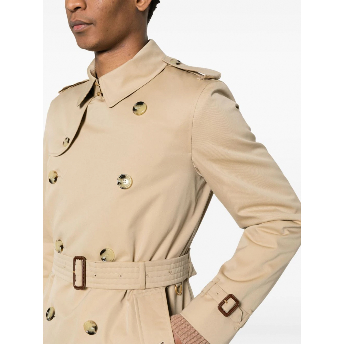 'Double-Breasted' Trenchcoat für Herren