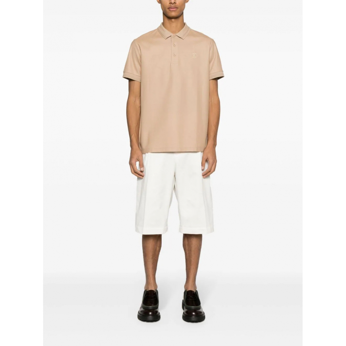 'Embroidered-Logo' Polohemd für Herren