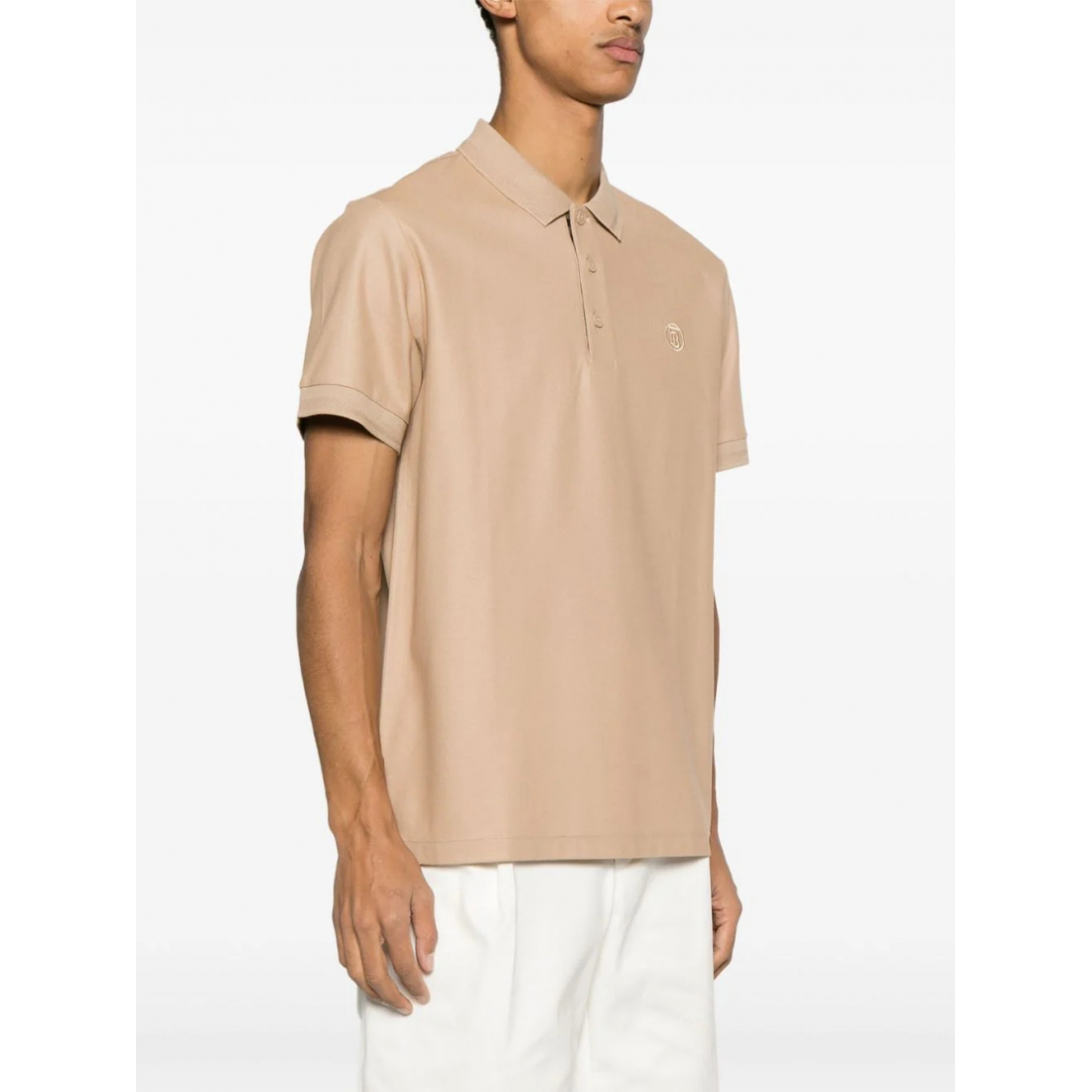 'Embroidered-Logo' Polohemd für Herren