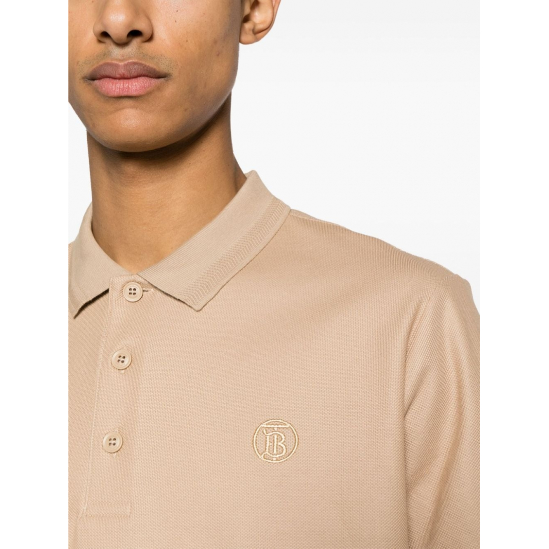 'Embroidered-Logo' Polohemd für Herren