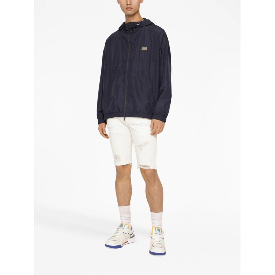 Veste de pluie 'Logo-Plaque Zip-Fastening' pour Hommes