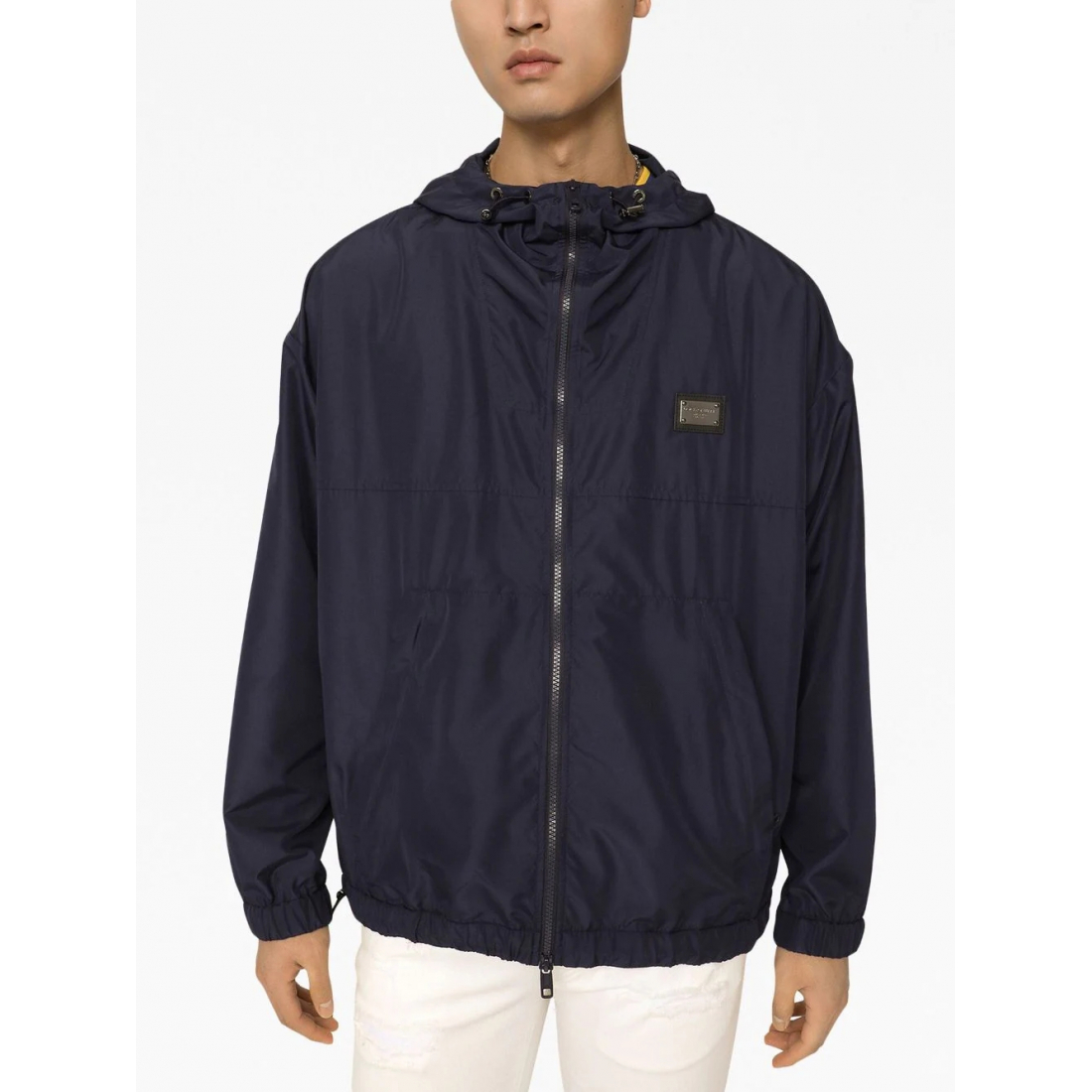 Veste de pluie 'Logo-Plaque Zip-Fastening' pour Hommes