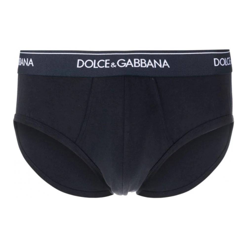 'Logo-Waistband' Unterhose für Herren - 2 Stücke